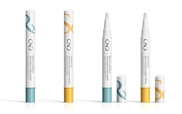 Full Set of CND Essentials Care Pens A collection of CND Essentials Care Pens, including the SolarOil, displayed together.