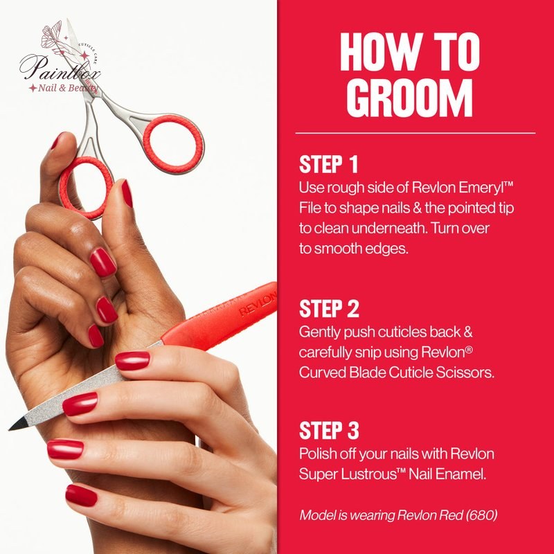 Curved Blade Nail Cuticle Scissors Revlon