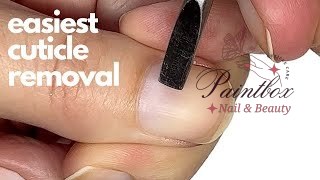 The best way to remove a cuticle! [and the easiest!!] ✅ DIY FRIENDLY ✅